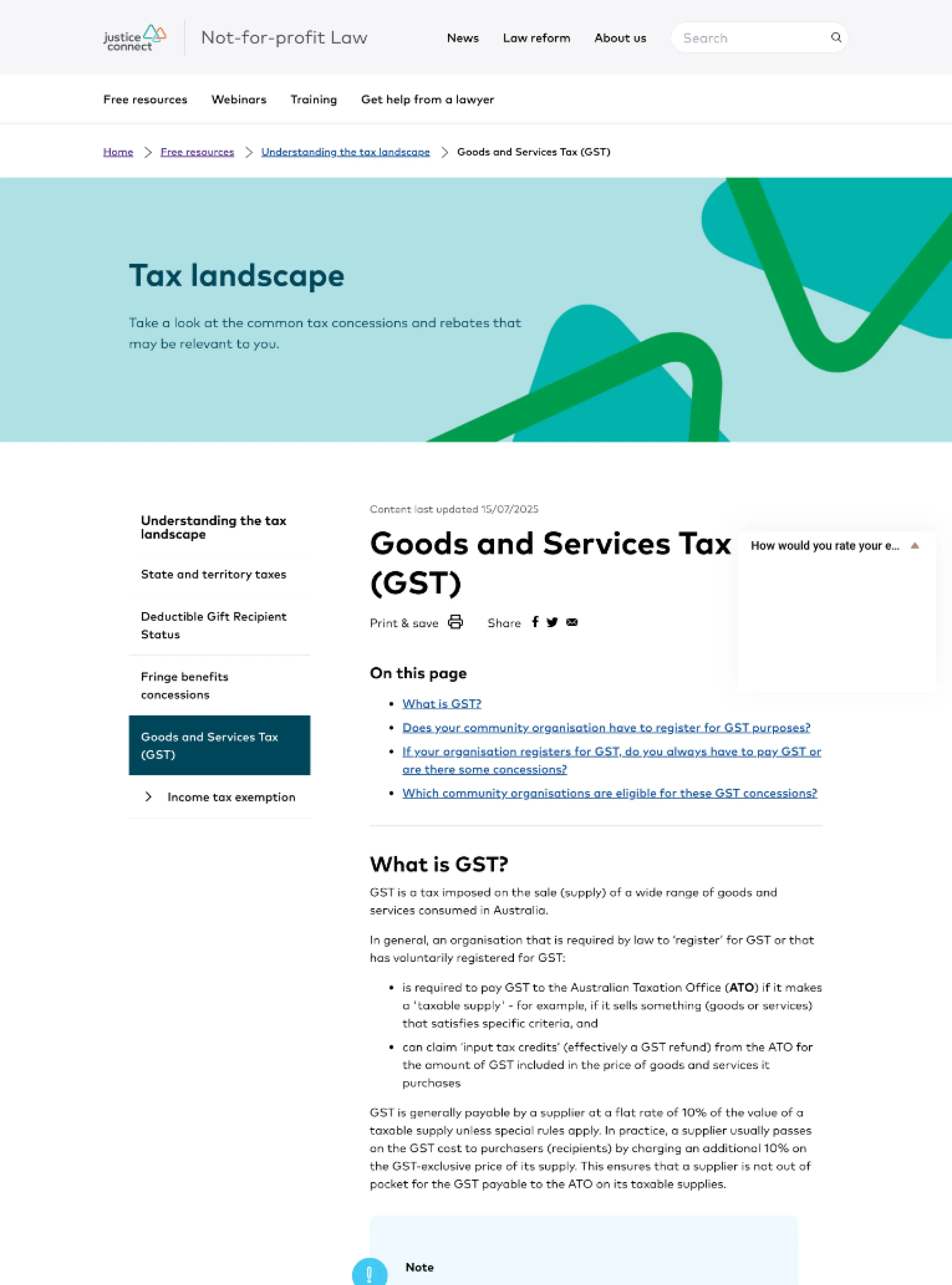 A long-form article with “On this page” anchor navigation.